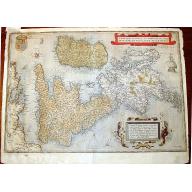 Old map image download for Angliae, scotiae, et Hiberniae, sive Britannicar:insularum.