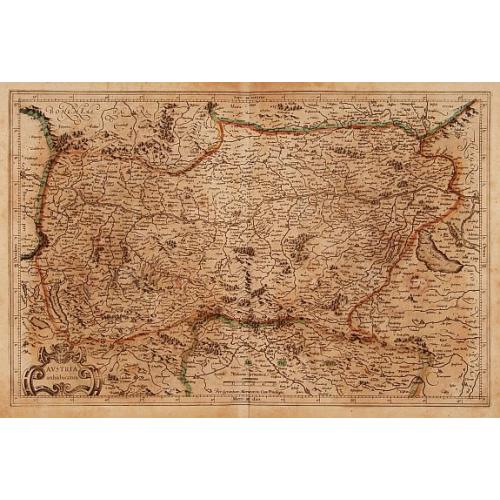 Old map image download for Austria archiducatus.