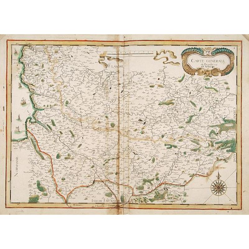 Carte generale de Picardie et Artois.