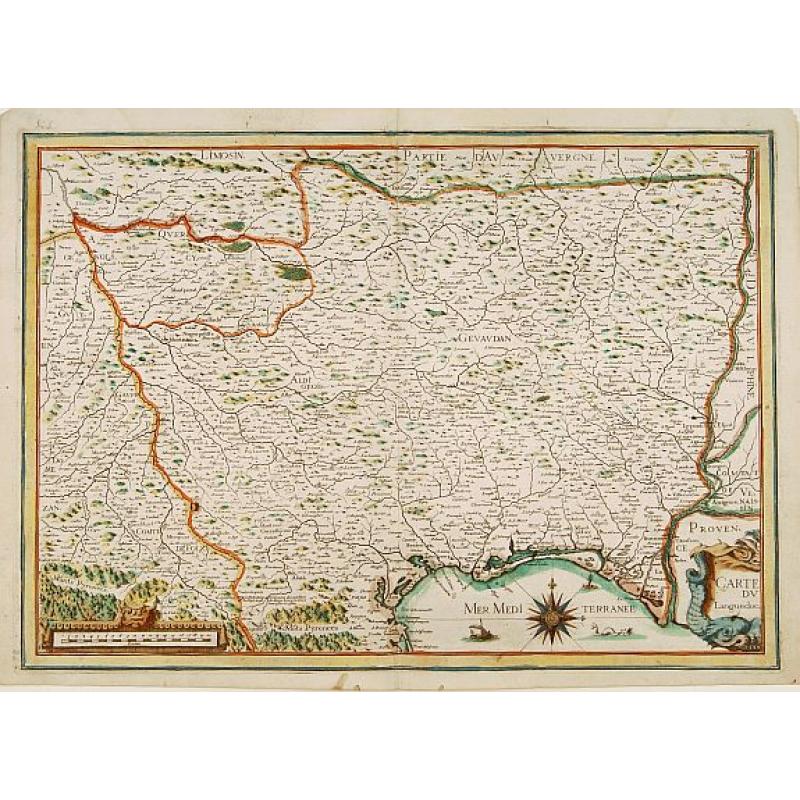 Carte du Languedoc.