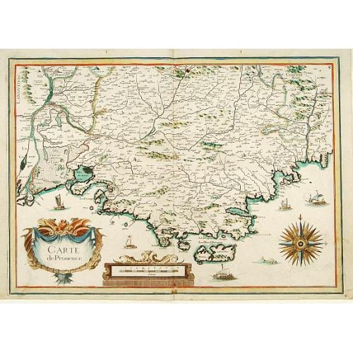 Old map image download for Carte de Provence.