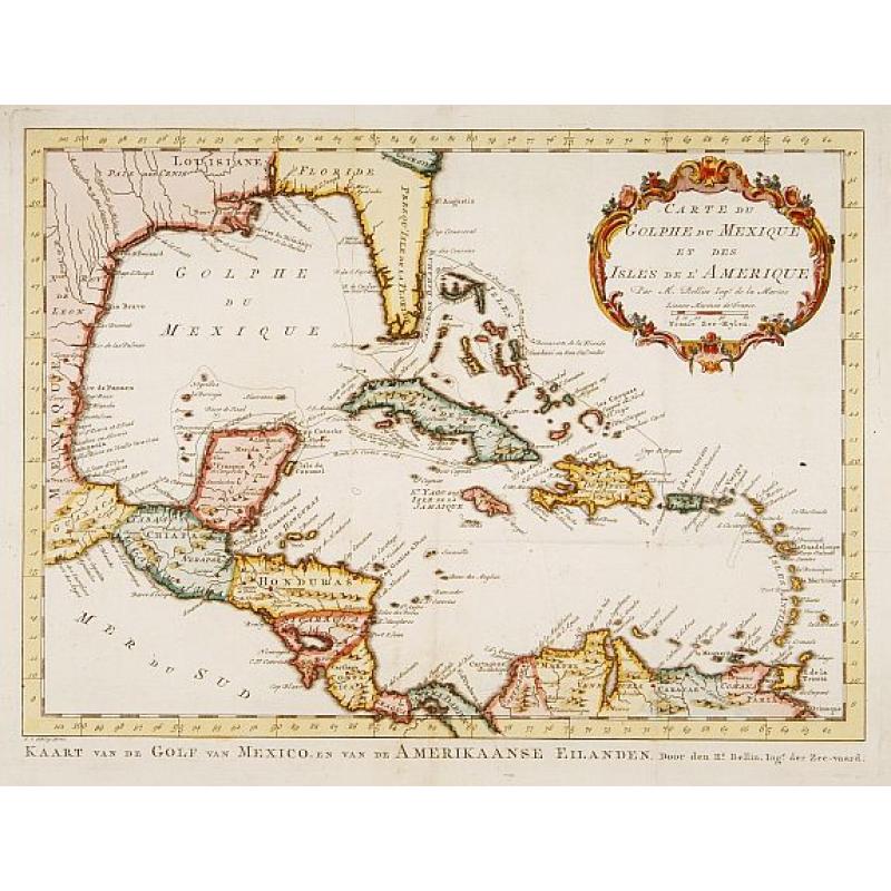 Carte du Golphe du Mexique et des Isles de L'Amerique.