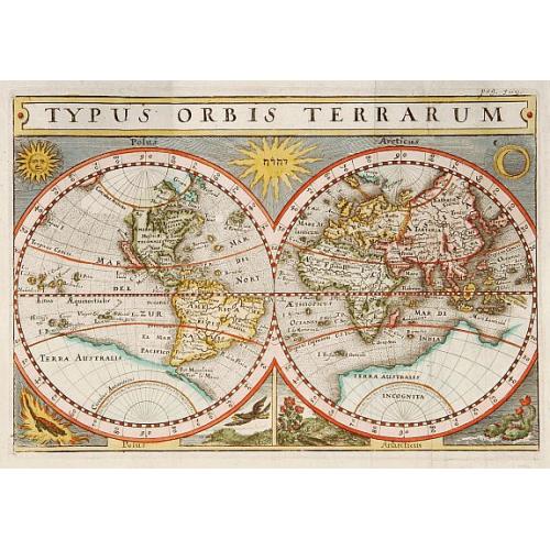 Old map image download for Typus orbis terrarum.