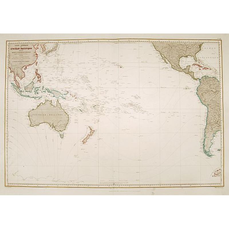 Carte Generale de l'Ocean Pacifique.