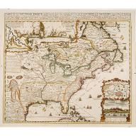 Old, Antique map image download for Carte de la Nouvelle France, ou se voi le cours. . .