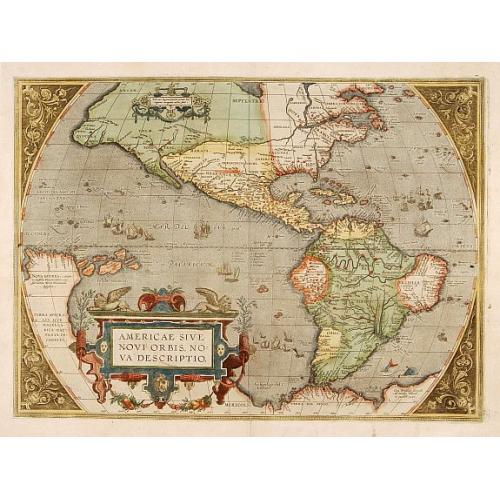 Old map image download for Americae sive novi orbis, nova descriptio.