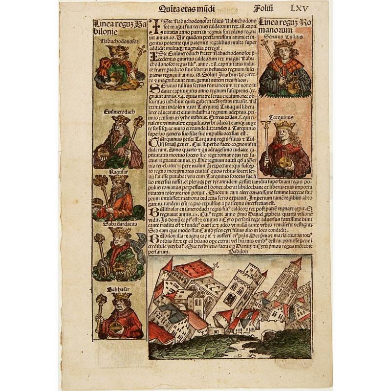 Page from Liber Chronicarum Nuremberg.