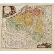 Old, Antique map image download for Arena Martis in Belgio qua provinciae X catholicae..