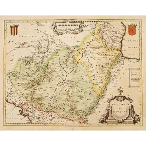 Old map image download for Aragonia et Navarra.