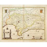 Old, Antique map image download for Andaluzia continens Sevillam..