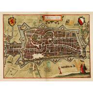 Old map image download for Trajectum. (Utrecht)