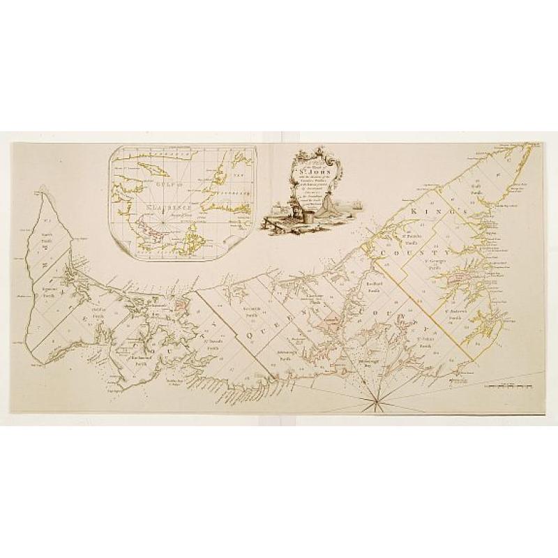 A Map of the Island of St. John in the Golf of St. Laurence