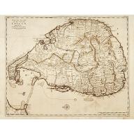 Old, Antique map image download for Nieuwe Kaart van het Eyland Ceylon opgestelt door..
