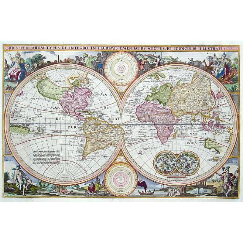 Orbis Terrarum Typus De Integro In Plurimis..