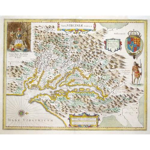 Old map image download for Nova Virginiae Tabula