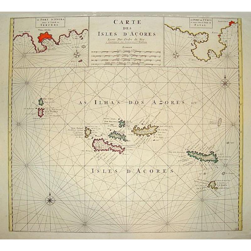 Carte des Isles d? Acores.