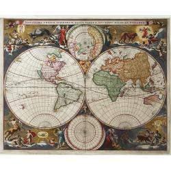 Novissima Totius Terrarum Orbis Tabula, Auctore Nicolao Visscher.