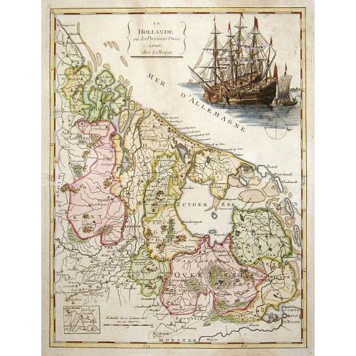 Old map image download for La Hollande.