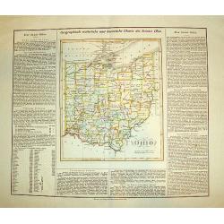 Image download for OHIO (Geographisch - statistische und historische Charte de Staates Ohio)