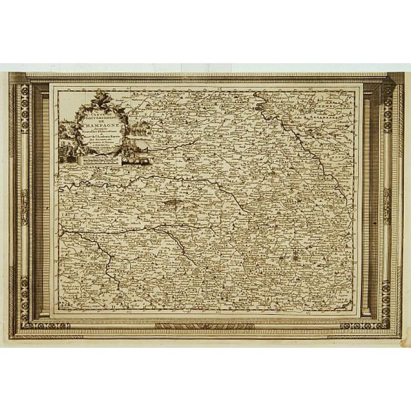 Carte du Gouvernement de Champagne, suivant les nouvelles observations..