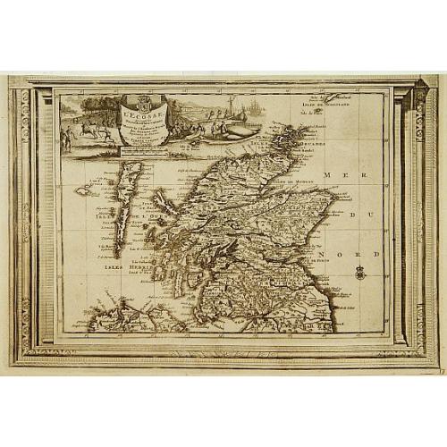 Old map image download for L'Ecosse, suivant les nouvelles observations..