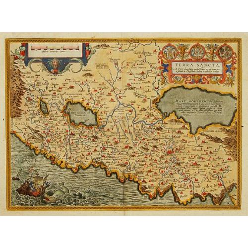 Old map image download for Terra sancta a Petro Laicstain perlustrata..