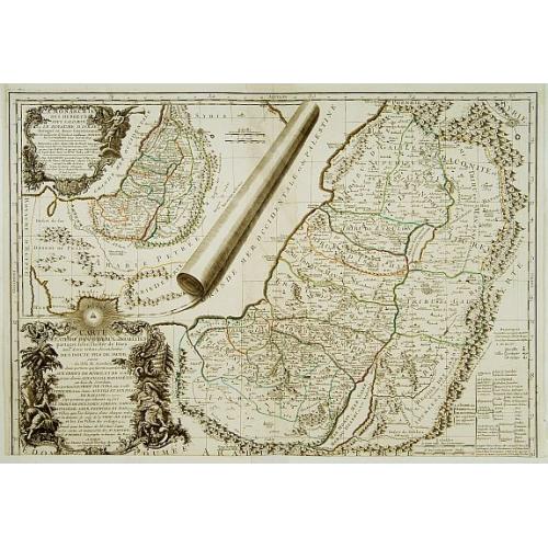 Old map image download for La Monarchie des Hebreux.. le royaume D'Israel..