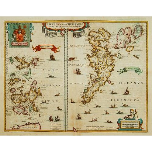 Old map image download for Orcadum et Schetlandiae insularum..