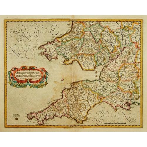 Old map image download for Lot of 5 maps of the English counties.