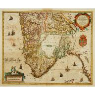 Old, Antique map image download for Nova ..Stavangriensis, Bergensis et Asloiensis..