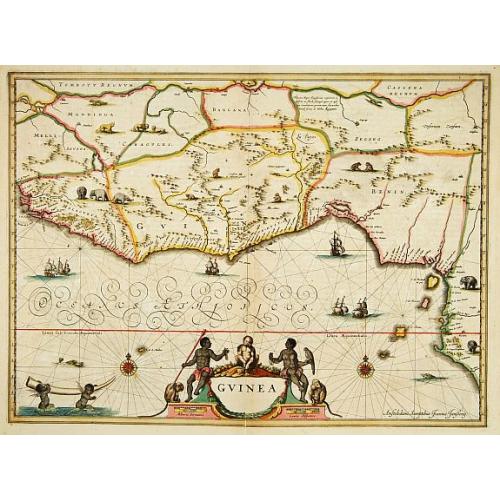 Old map image download for Guinea.