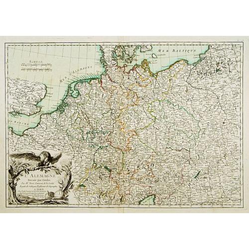 Old map image download for L'Alemagne divisée... / Carte de l'Empire d'Alemagne?