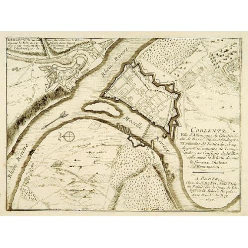 Old map image download for Lot of 2 maps.