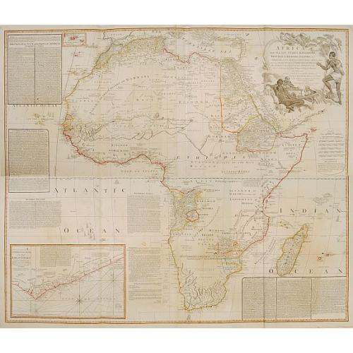 Old map image download for Africa with all its States, Kingdoms, Republics, regions..