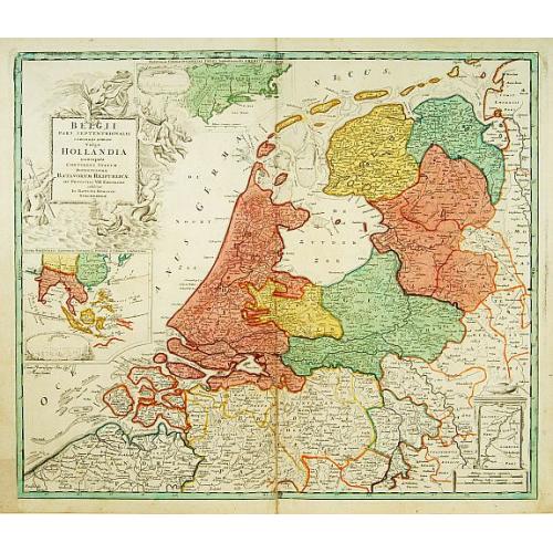 Old map image download for Belgii pars Septentrionalis vulgo Hollandia..