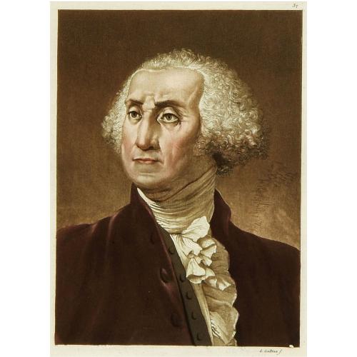 Old map image download for Portrait de George Washington.