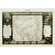 Old, Antique map image download for Asie