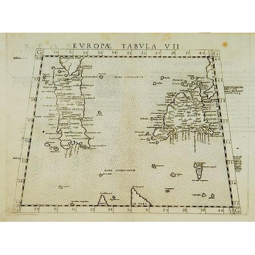 Old map image download for Europae Tabula VII.