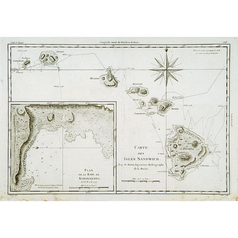 Carte des Isles Sandwich.