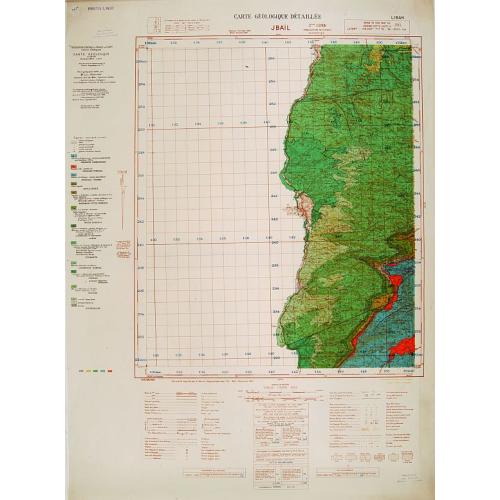 Old map image download for Carte geologique detaillee. Jbail.