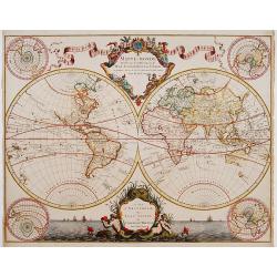 Mappe-Monde dressé sur les observations de.. par M.de L'Isle.