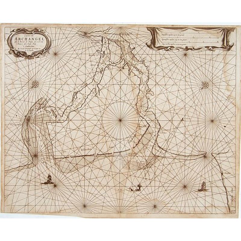 Carte van Archangel ofte Rivier de Duina..
