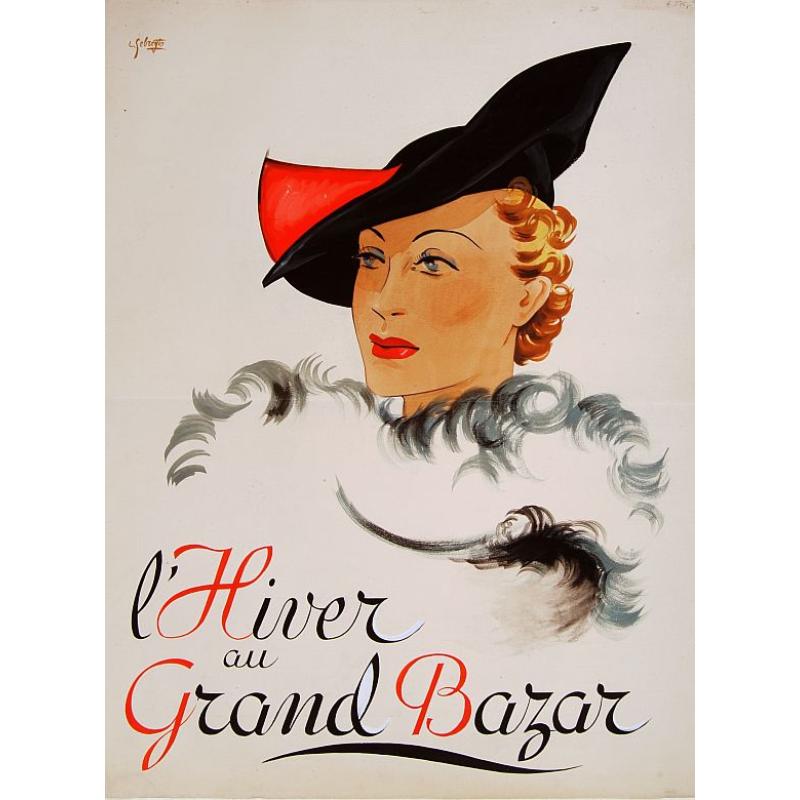 l'Hiver au Grand Bazar.