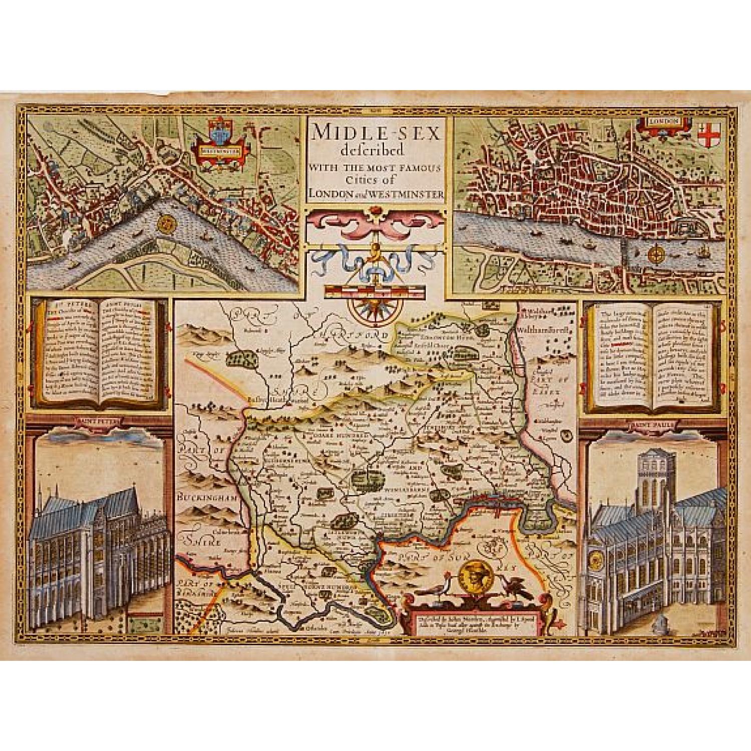 Middle-Sex described with the most famous cities of London and Westminster.