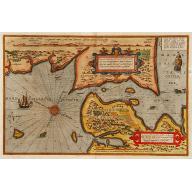 Old map image download for Zee Caerte vande Sondt..van Denemarcke..