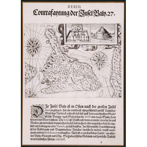 Contrasantung der Insel Baly.