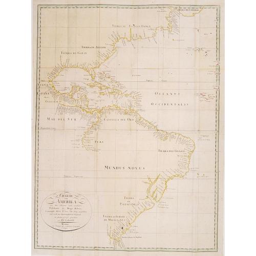 Old map image download for Charte von Amerika..