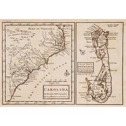 Carolina. / A map of.. Bermudos.