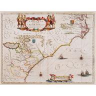 Old map image download for Virginiae Partis Australis, et Floridae Partis Orientalis.
