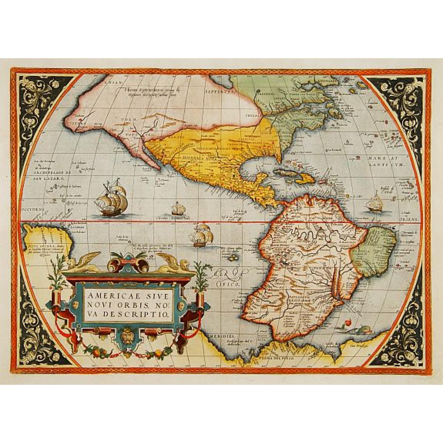Americae Sive Novi Orbis, Nova Descriptio.